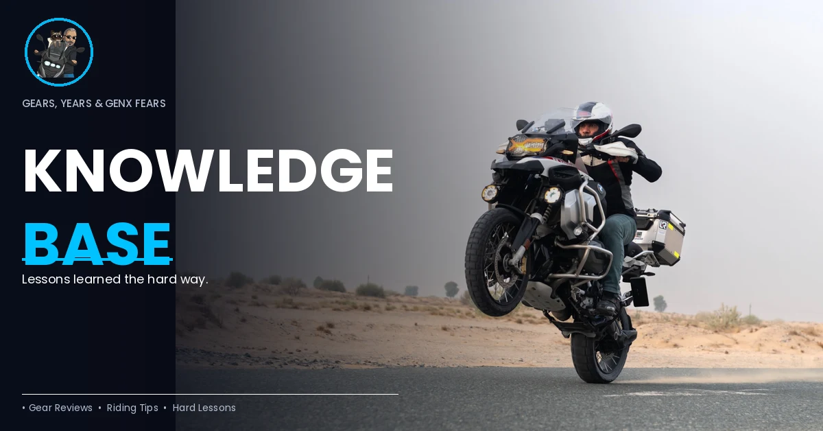 Rider Knowledge Base — Lessons learned the hard way