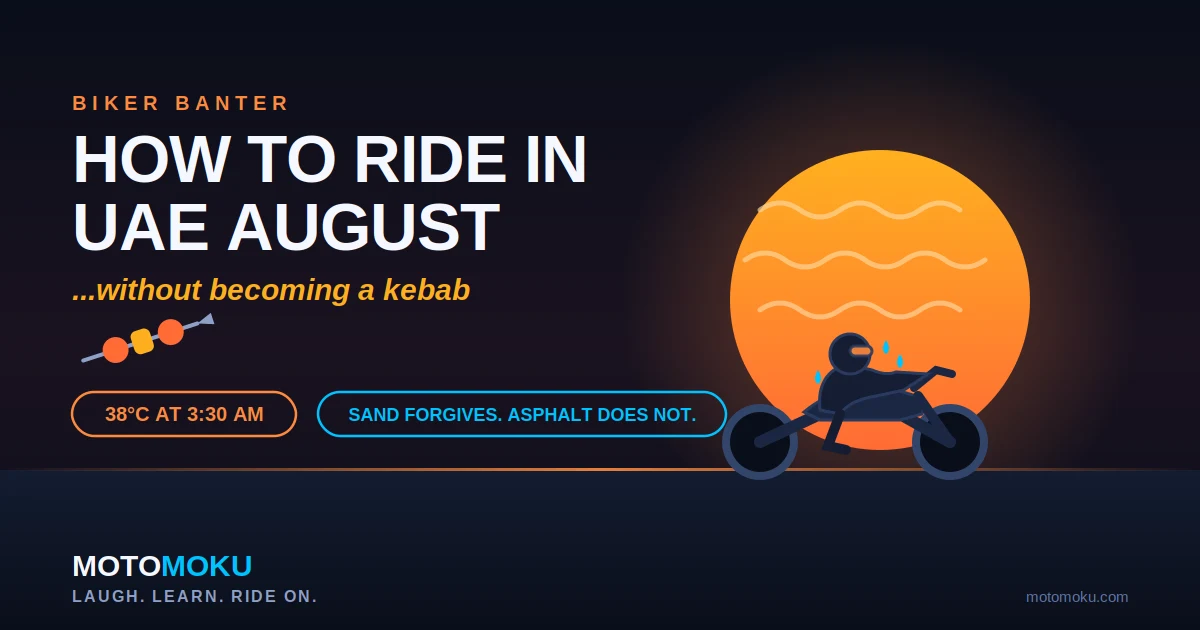 How to Ride in UAE August Without Becoming a Kebab