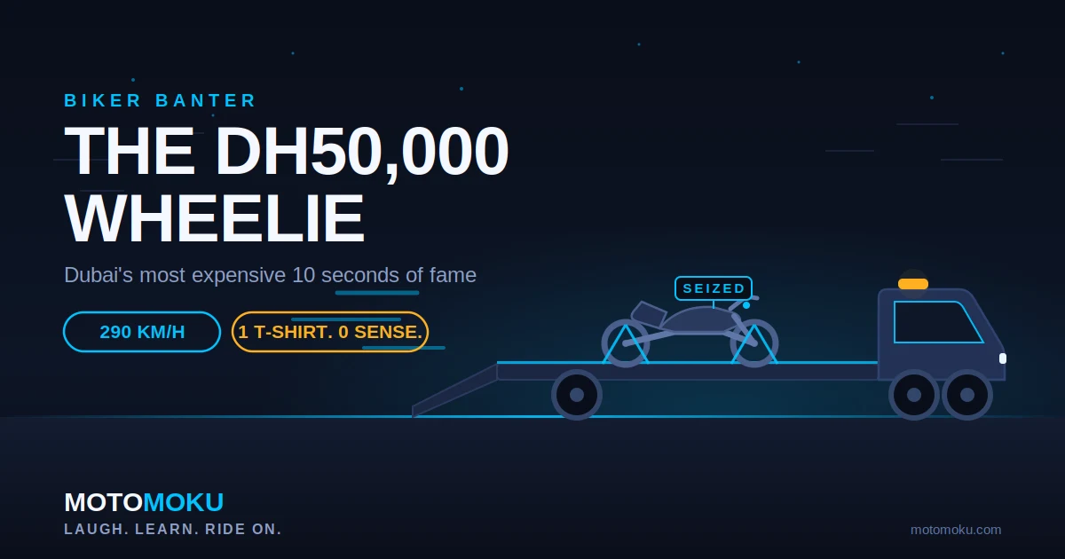 The Dh50,000 Wheelie: Dubai's Most Expensive 10 Seconds of Fame